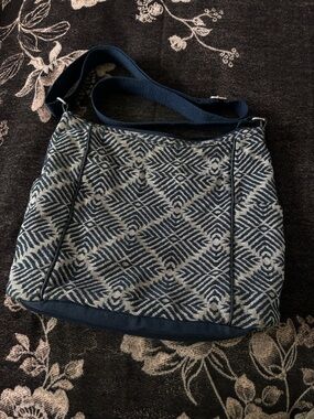 thirty-one Blue Patterned Crossbody Bag